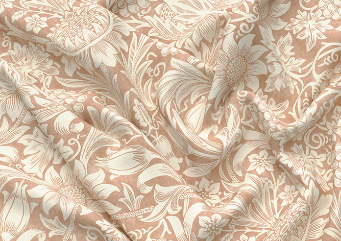 William Morris Sunflower, Madder - Made to Measure Curtains - Image 4